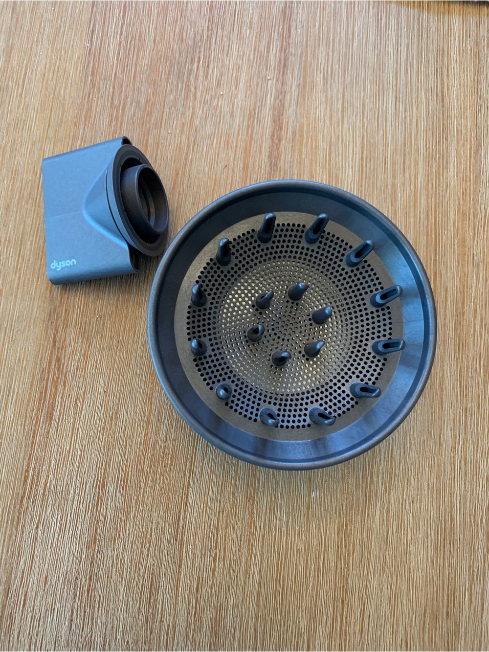Dyson Dark Gray Diffuser and Wide Nozzle Styling Set